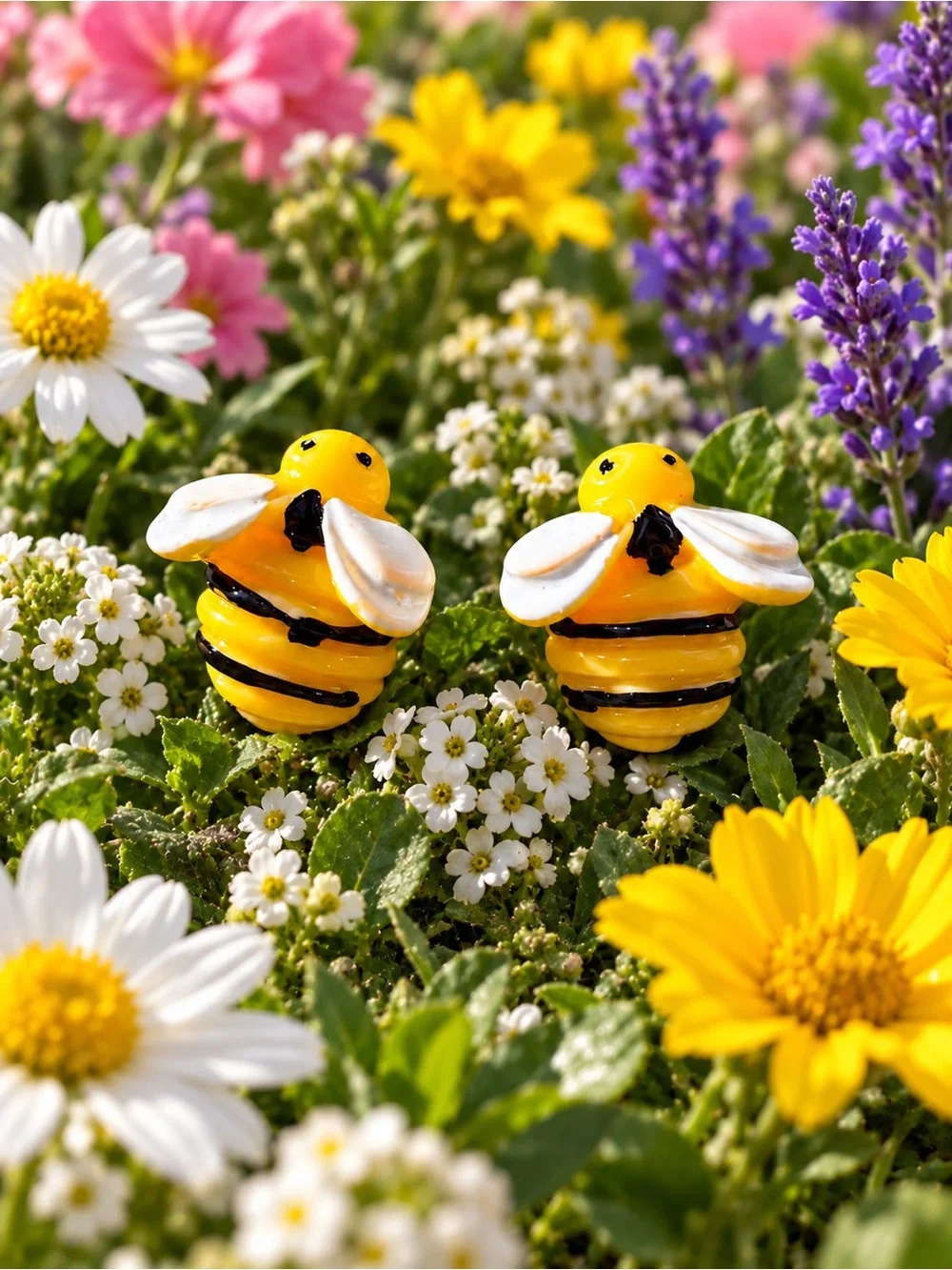 Adorable Yellow Bee Stud Earrings